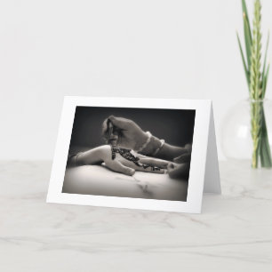 Carte de voeux de henné de Mendhi (avec la