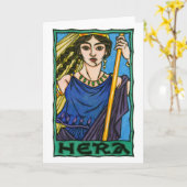 Carte de voeux de Hera (Fleur jaune)