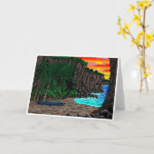 Carte de voeux de Ho'okena (Fleur jaune)