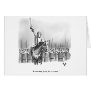 Carte de voeux de Humour d'encouragement amusant