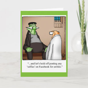 Carte de voeux de Humour Halloween amusante