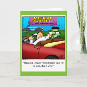 Carte de voeux de Humour Halloween amusante