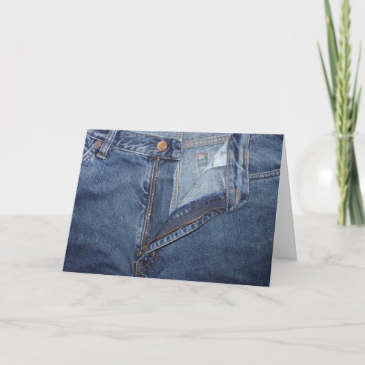 Carte de voeux de jeans (Devant)