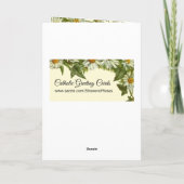 Carte de voeux de Jésus de 0015 nourrissons (Dos)