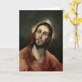 Carte de vœux de Jésus de Carême (Fleur jaune)