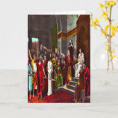 Carte de voeux de Jésus et de Pilate (Fleur jaune)