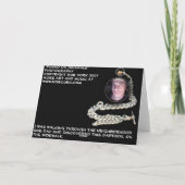 Carte de voeux de jonquille (Dos)