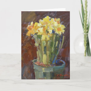 Carte de voeux de "jonquilles"