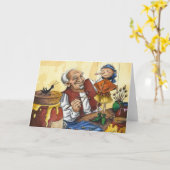 Carte de voeux de joueur (Fleur jaune)