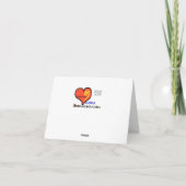 Carte de voeux de jour d'appréciation de l'entrepr (Dos)