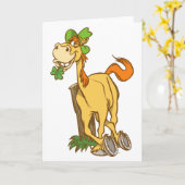 Carte de voeux de jour de Cheval-St Patrick (Fleur jaune)