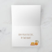 Carte de voeux de jour de crêpes et de Valentines (Intérieur)