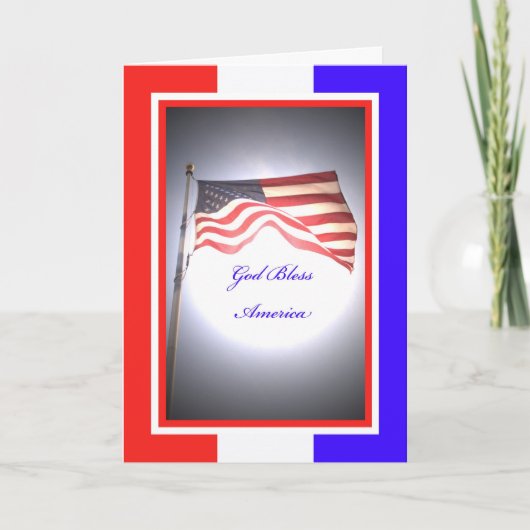 Carte de voeux de Jour de la Déclaration (Devant)