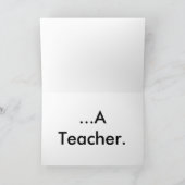 Carte de voeux de jour de l'enseignant 4 (Intérieur)