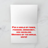 Carte de voeux de jour de mai (Intérieur)