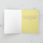 Carte de voeux de jour de mères de jardin de pays (Intérieur)