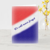 Carte de voeux de jour de souvenir (Fleur jaune)