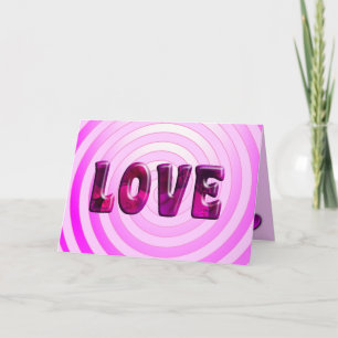 Carte de voeux de jour de Valentines d'amour hypno