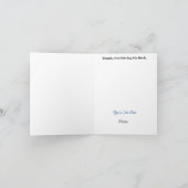 Carte de voeux de jour pour chiropraticien masculi (Intérieur)