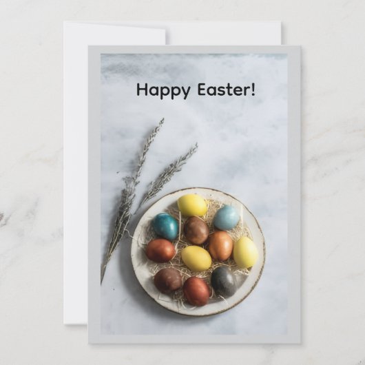 Carte de vœux de Joyeuses Pâques (Devant)