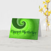 Carte de voeux de "joyeux anniversaire" (Fleur jaune)