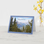 Carte de voeux de joyeux anniversaire avec des (Fleur jaune)