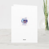 carte de voeux de joyeux anniversaire avec le (Dos)