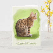 carte de voeux de joyeux anniversaire avec le (Fleur jaune)