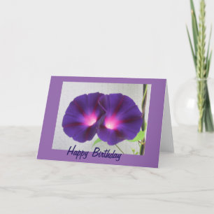 Carte de voeux de joyeux anniversaire de gloires
