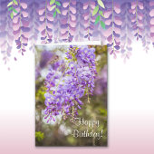 Carte de voeux de joyeux anniversaire de photo de