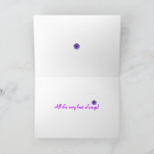 Carte de voeux de joyeux anniversaire par (Intérieur)