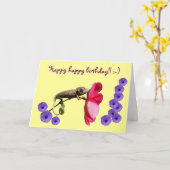 Carte de voeux de joyeux anniversaire par (Fleur jaune)