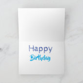 Carte de voeux de joyeux anniversaire pour chaque (Intérieur)