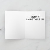 CARTE DE VOEUX DE JOYEUX NOËL (Intérieur)