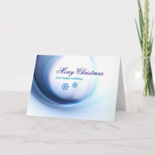 carte de voeux de Joyeux Noël (Devant)