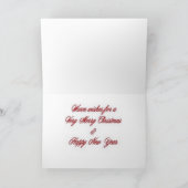 Carte de voeux de Joyeux Noël de "MOIS" (Intérieur)