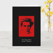 Carte de voeux de Kierkegaard "Love Yourself" (Fleur jaune)
