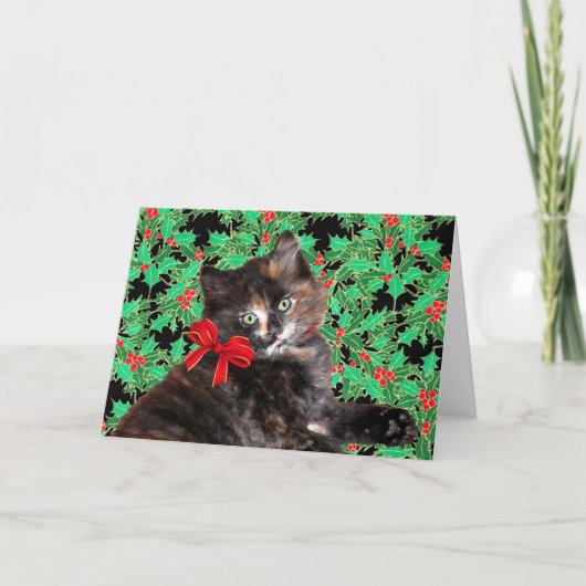 Carte de voeux "de Kitty de Noël" (Devant)
