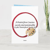 Carte de voeux de Koi (Dos)