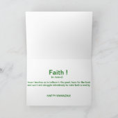 CARTE DE VOEUX DE KWANZAA (Intérieur)