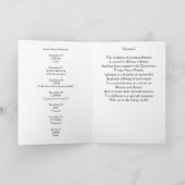 Carte de voeux de Kwanzaa de "libation" (Intérieur)