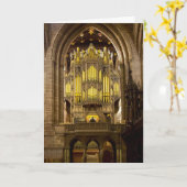 Carte de voeux de la cathédrale de Chester (Fleur jaune)