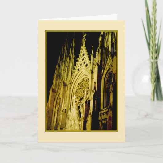 Carte de vœux de la cathédrale Saint-Patrick - Sai (Devant)