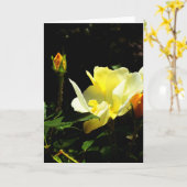 Carte de voeux de la collection d'art érotique de (Fleur jaune)