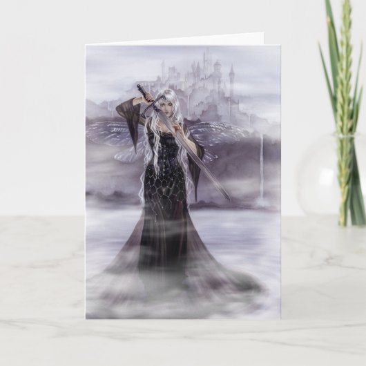 Carte de voeux de la dame d'Avalon (Devant)