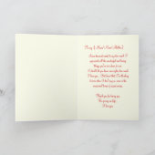 Carte de voeux de la Dame de Dormir des mères (Intérieur)