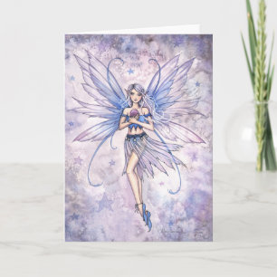 Carte de vœux de la fée Blue Whisper