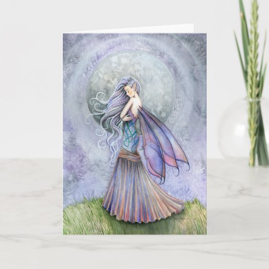 Carte de vœux de la fée de la solitude ~ Vierge (Devant)