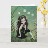Carte de vœux de la fée Shramrock (Fleur jaune)
