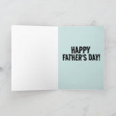 CARTE DE VŒUX DE LA FÊTE DES PÈRES CHAT LOUIS WAIN (Intérieur)